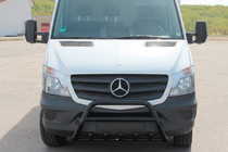 Mercedes Sprinter W906 2006–2018 Sprednji zaščitni lok WT003 (črn) fotografija 2