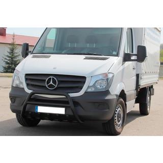 Sprednji zaščitni lok WT003 (črn) Mercedes Sprinter W906 2006–2018 fotografija 1