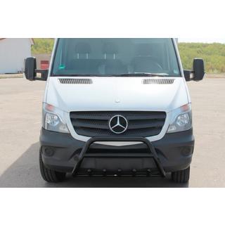 Sprednji zaščitni lok WT003 (črn) Mercedes Sprinter W906 2006–2018 fotografija 2