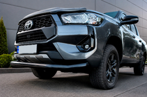 Toyota Hilux 2015– Sprednja zaščitna cev Texas za 2020+ (76 mm, črna) fotografija 5