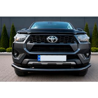 Sprednja zaščitna cev Texas za 2020+ (76 mm, črna) Toyota Hilux 2015– fotografija 4