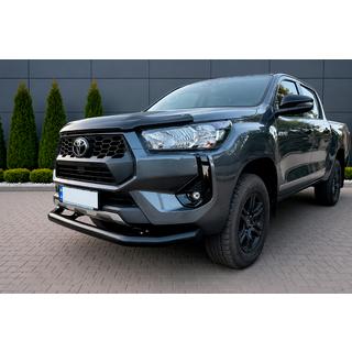 Sprednja zaščitna cev Texas za 2020+ (76 mm, črna) Toyota Hilux 2015– fotografija 1