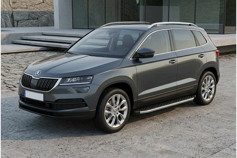 Skoda Karoq 2018– Stranske stopnice BlackLine (2 kosa, aluminij) Image