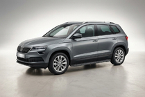 Skoda Karoq 2018– Bočne stopnice Allmond Black (2 kos, aluminij) fotografija 1