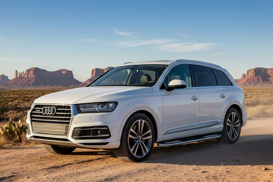 Audi Q7 2015–2026 Bočne stopnice Tayga V2 (2 kosa, aluminij) Image