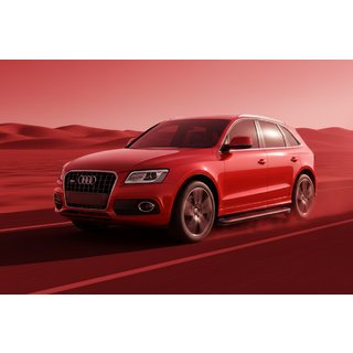 Stranske stopnice Maya Red (2 kosa, aluminij) Audi Q5 2008–2017 fotografija 1