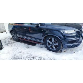 Stranske stopnice Maya Red (2 kosa, aluminij) Audi Q7 2005–2015 fotografija 2