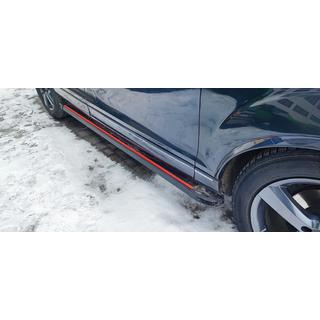 Stranske stopnice Maya Red (2 kosa, aluminij) Audi Q7 2005–2015 fotografija 1