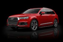 Audi Q7 2015–2026 Stranske stopnice Maya Red (2 kosa, aluminij) fotografija 1