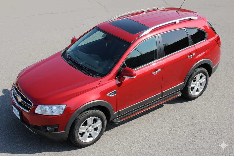 Chevrolet Captiva 2006–2019 Bočne stopnice Maya Red (2 kos, aluminij) 2006-2015 Image