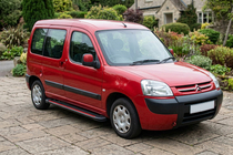 Citroen Berlingo 1996–2008 Stranske stopnice Maya Red (2 kosa, aluminij) fotografija 1
