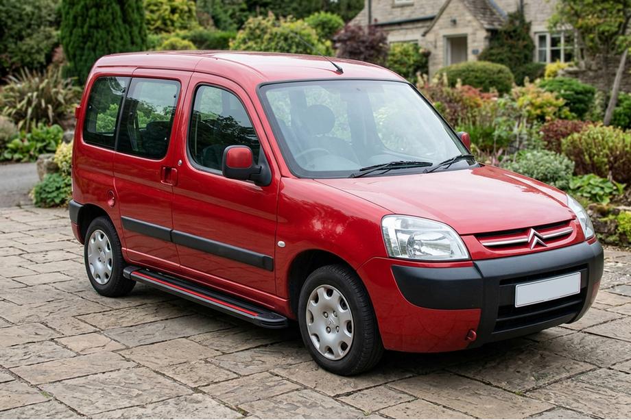 Citroen Berlingo 1996–2008 Stranske stopnice Maya Red (2 kosa, aluminij) Image