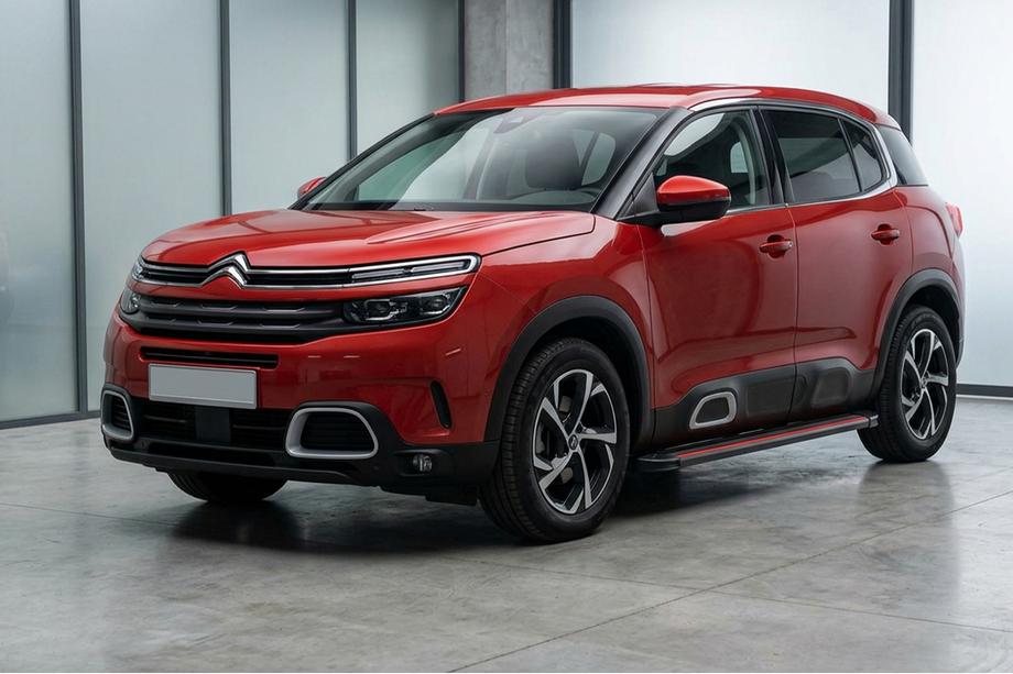 Citroen C5 Aircross 2017–2025 Stranske stopnice Maya Red (2 kosa, aluminij) Image