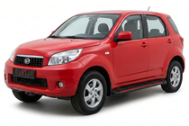 Daihatsu Terios 2006–2017 Stranske stopnice Maya Red (2 kosa, aluminij) fotografija 1