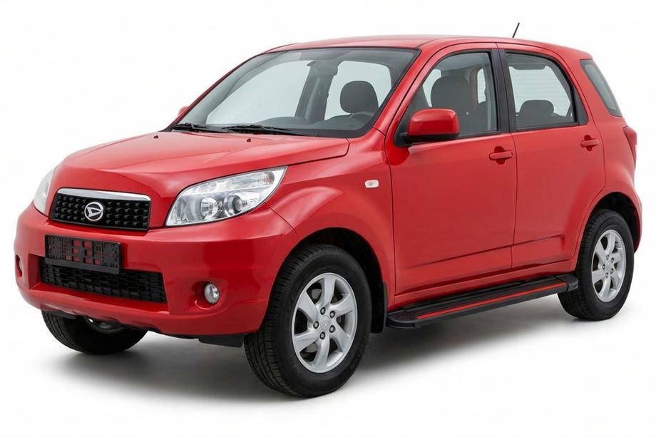 Daihatsu Terios 2006–2017 Stranske stopnice Maya Red (2 kosa, aluminij) Image