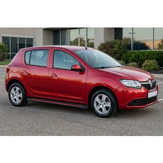 Stranske stopnice Maya Red (2 kosa, aluminij) fotografija 1