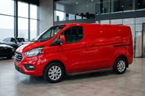 Ford Custom 2013–2022 Stranske stopnice Maya Red (2 kosa, aluminij) fotografija 1