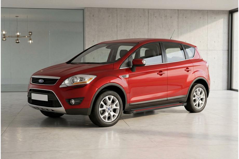 Ford Kuga 2008–2013 Stranske stopnice Maya Red (2 kosa, aluminij) Image