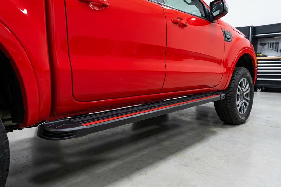 Ford Ranger 2007–2011 Stranske stopnice Maya Red (2 kosa, aluminij) Image