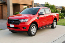 Ford Ranger 2011–2022 Stranske stopnice Maya Red (2 kosa, aluminij) fotografija 1