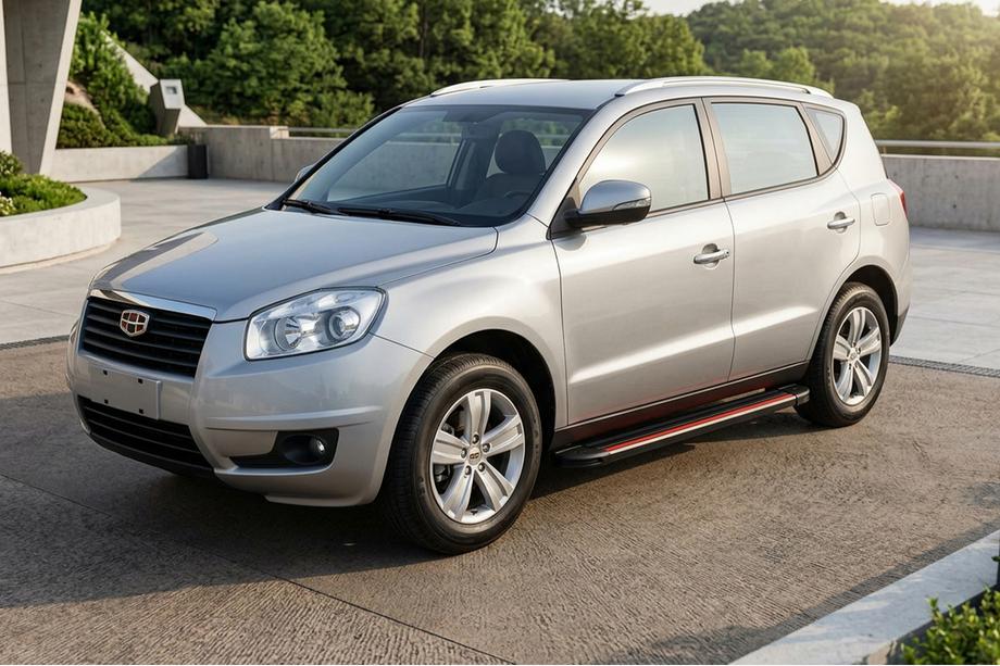 Geely Emgrand X7 2011– Stranske stopnice Maya Red (2 kosa, aluminij) Image
