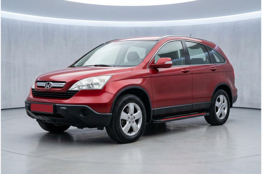 Honda CRV 2007–2011 Stranske stopnice Maya Red (2 kosa, aluminij) Image