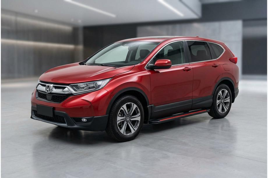 Honda CRV 2017–2022 Stranske stopnice Maya Red (2 kosa, aluminij) Image