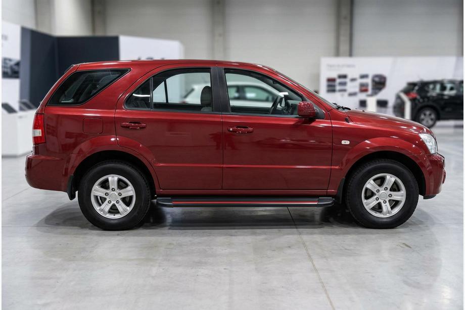 Kia Sorento I BL 2002–2009 Stranske stopnice Maya Red (2 kosa, aluminij) Image