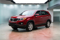 Kia Sorento II XM 2009–2014 Stranske stopnice Maya Red (2 kosa, aluminij) 2013-2016 fotografija 1