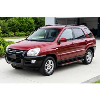Stranske stopnice Maya Red (2 kosa, aluminij) Kia Sportage 2004–2010 fotografija 1