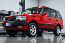 Range Rover II P38A 1997–2002 Stranske stopnice Maya Red (2 kosa, aluminij) fotografija 1