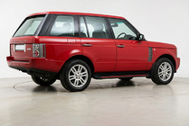 Range Rover III L322 2002–2012 Stranske stopnice Maya Red (2 kosa, aluminij) fotografija 1