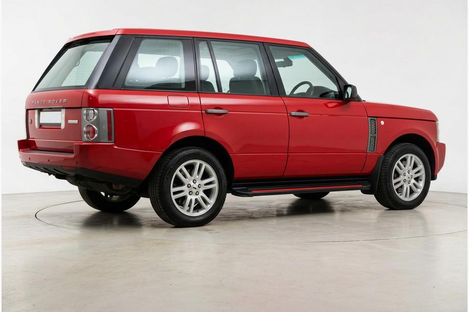 Range Rover III L322 2002–2012 Stranske stopnice Maya Red (2 kosa, aluminij) Image