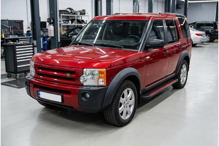 Land Rover Discovery IV 2009–2017 Stranske stopnice Maya Red (2 kosa, aluminij) Image