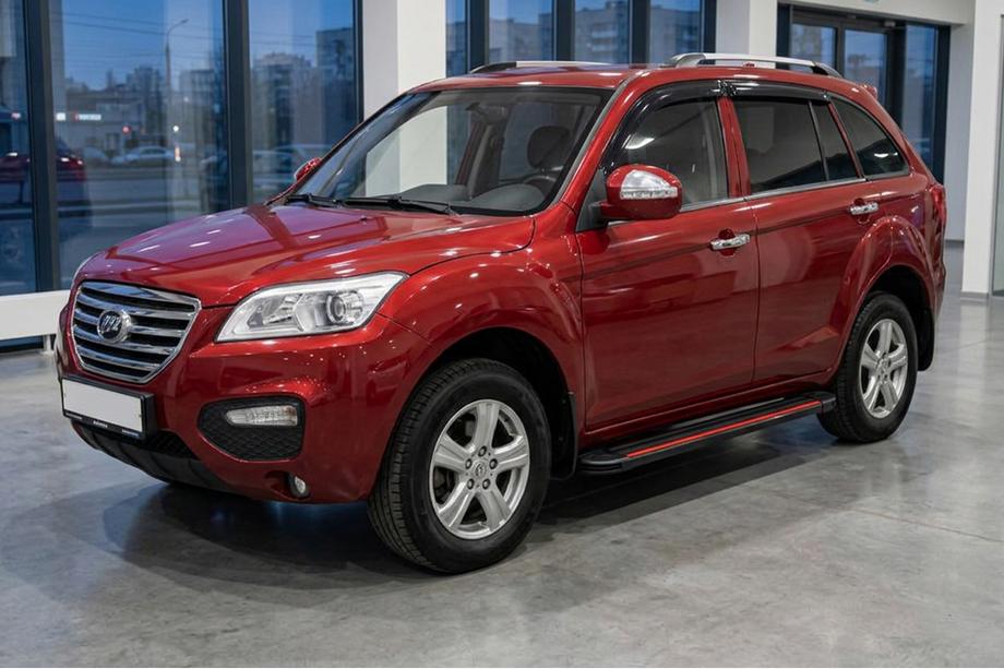 Lifan X60 2011– Stranske stopnice Maya Red (2 kosa, aluminij) Image
