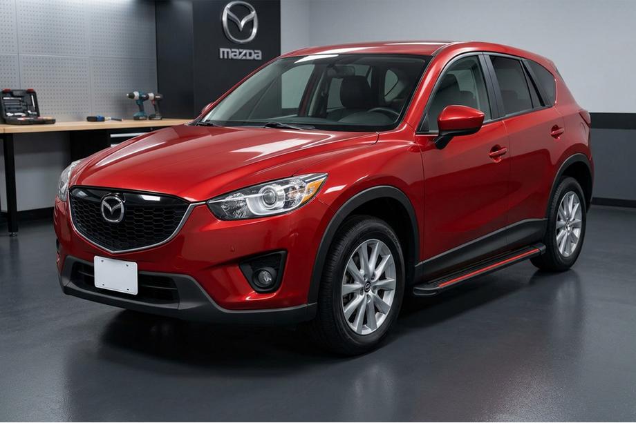 Mazda CX-5 2012–2017 Stranske stopnice Maya Red (2 kosa, aluminij) Image
