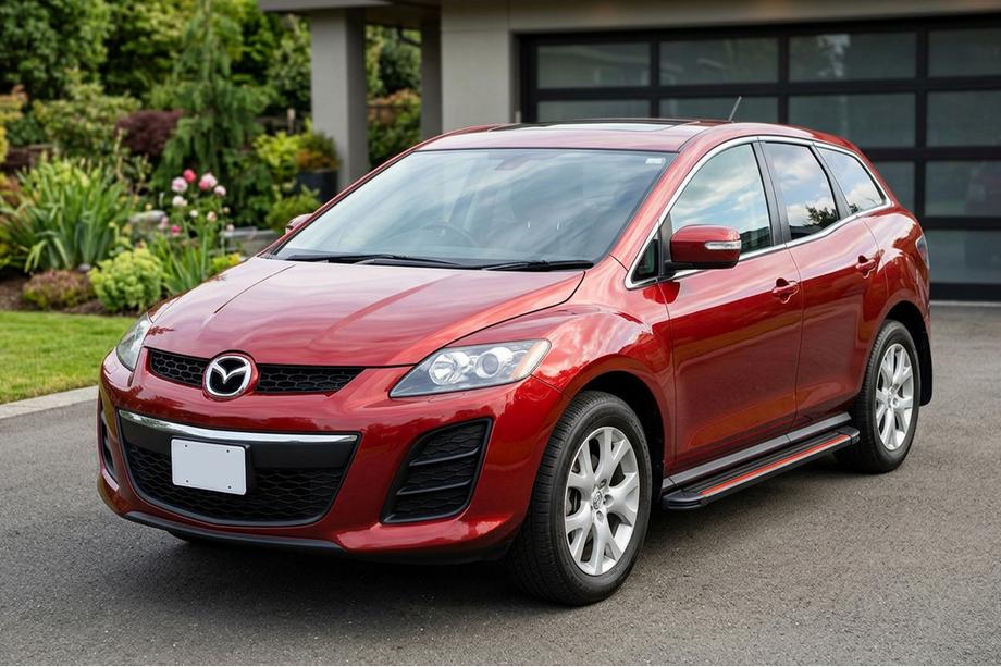 Mazda CX-7 2006–2012 Stranske stopnice Maya Red (2 kosa, aluminij) Image