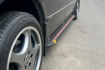 Mercedes Vito W638 1996–2003 Stranske stopnice Maya Red (2 kosa, aluminij) fotografija 2