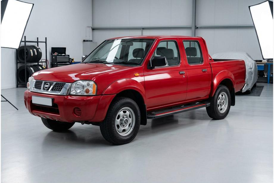 Nissan NP300 1999–2015 Stranske stopnice Maya Red (2 kosa, aluminij) Image
