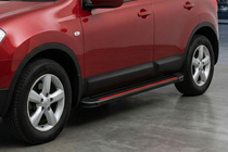 Nissan Qashqai 2010–2014 Stranske stopnice Maya Red (2 kosa, aluminij) fotografija 1