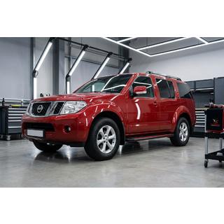 Stranske stopnice Maya Red (2 kosa, aluminij) Nissan Pathfinder R51 2005–2014 fotografija 1