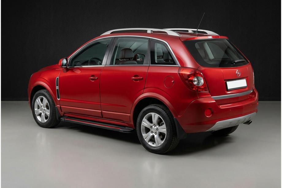 Opel Antara 2006–2017 Bočne stopnice Maya Red (2 kos, aluminij) 2007-2015 Image