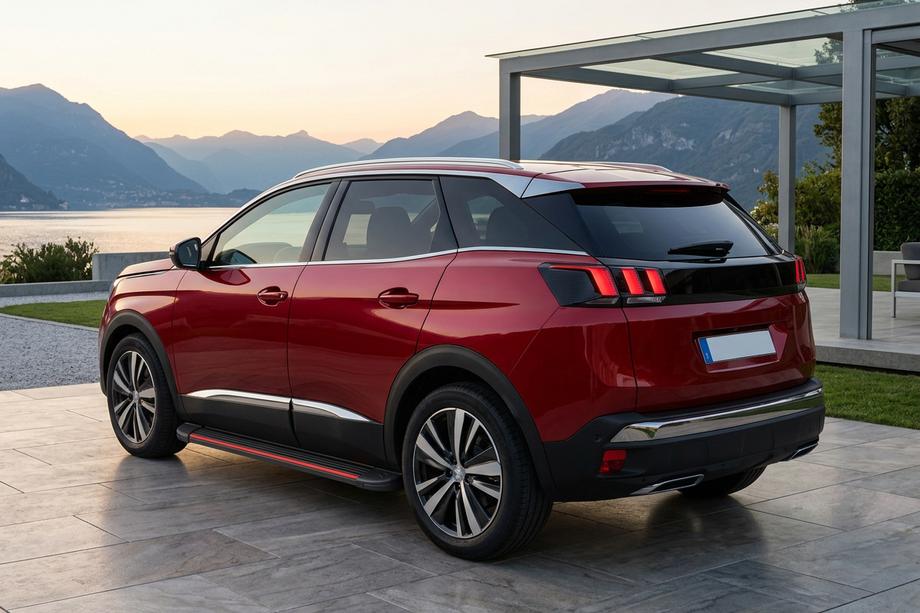 Peugeot 3008 2016–2023 Stranske stopnice Maya Red (2 kosa, aluminij) Image