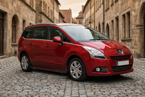 Peugeot 5008 2009–2016 Stranske stopnice Maya Red (2 kosa, aluminij) fotografija 1