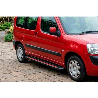 Stranske stopnice Maya Red (2 kosa, aluminij) fotografija 1