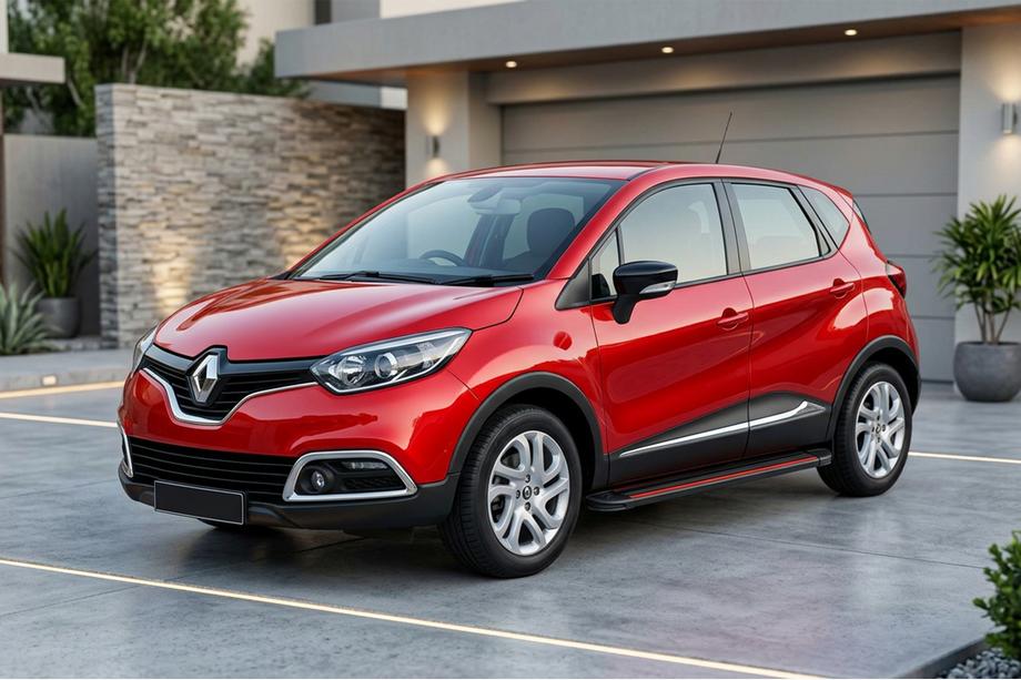 Renault Captur 2013–2019 Stranske stopnice Maya Red (2 kosa, aluminij) Image