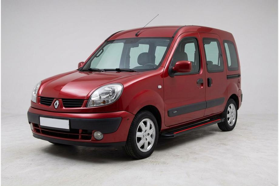 Renault Kangoo 1998–2008 Stranske stopnice Maya Red (2 kosa, aluminij) Image