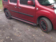 Renault Kangoo 2008–2020 Stranske stopnice Maya Red (2 kosa, aluminij) Dolga medosna razdalja fotografija 1