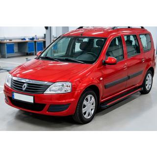 Stranske stopnice Maya Red (2 kosa, aluminij) fotografija 1