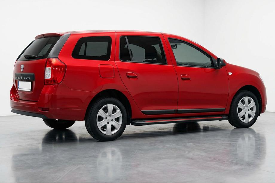 Renault Logan MCV 2013–2022 Stranske stopnice Maya Red (2 kosa, aluminij) Image